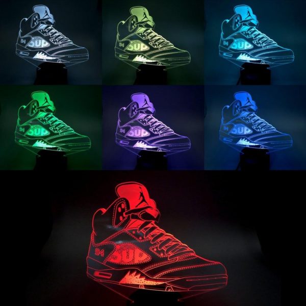 Sneaker LED Air Jordan V "Supreme" High OG - Image 2
