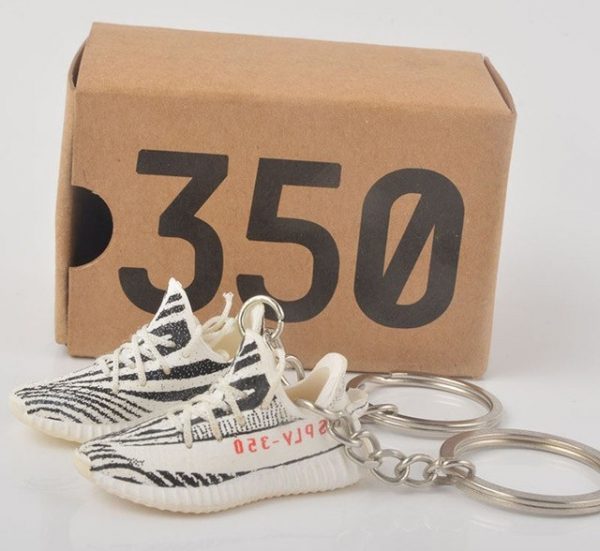 Yeezy Boost 350 V2 Zebra Keychain 