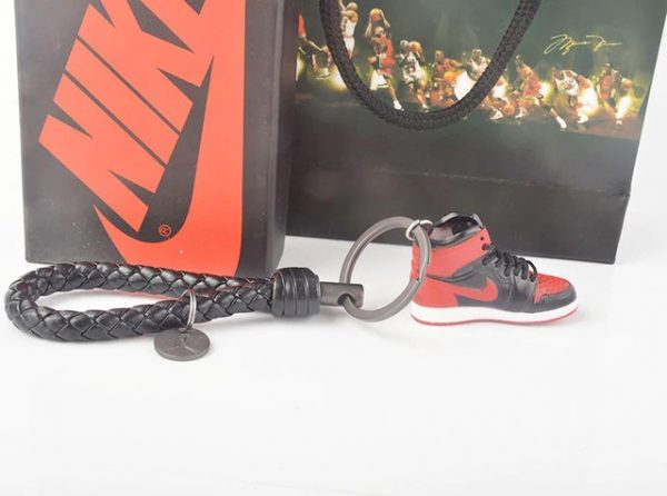 Air Jordan 1 Bred 3D Keychain