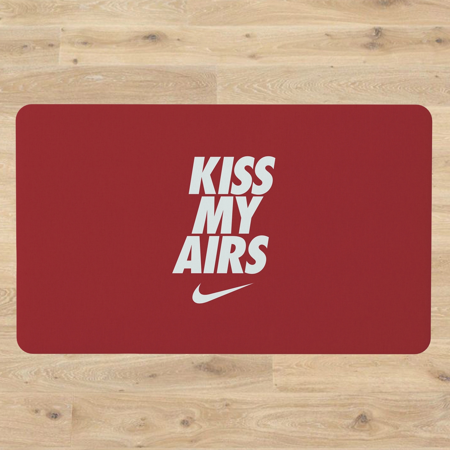 Kiss My Airs Doormat Nike Style 60X40 