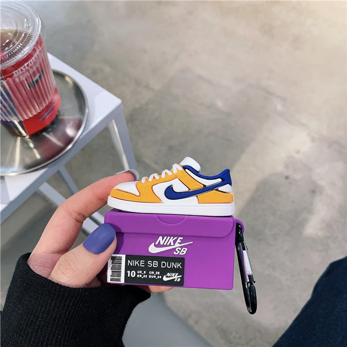 Air Jordan 1 Drop Low Laser Orange AirPods Case